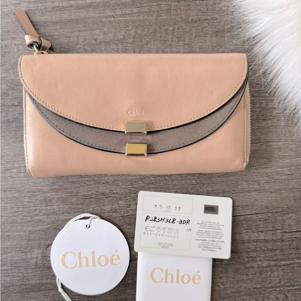 Chloe Double flap wallet 💕